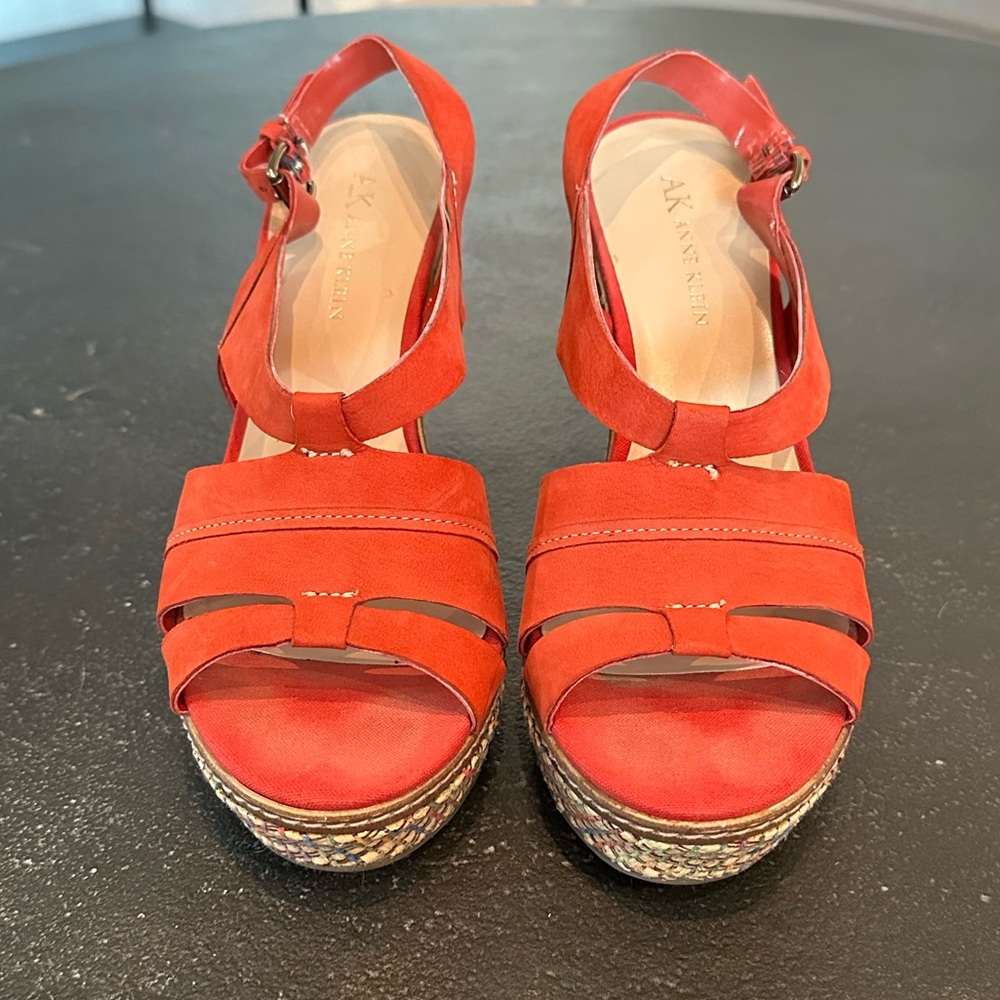 Anne Klein Wedge Sandals - Picture 2 of 8
